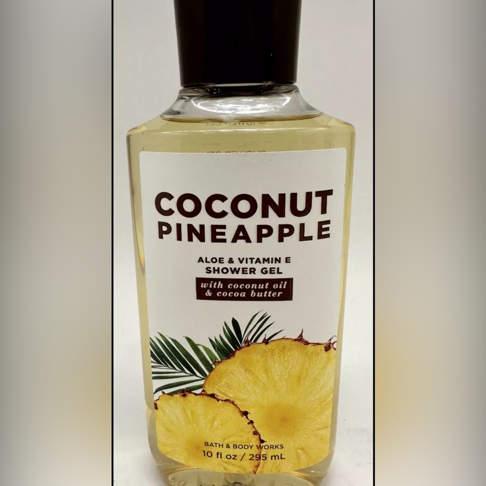 bath & body work coconut pineapple shower gel. New, unsealed